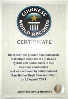 guinness world records 01 baba ram rahim daily bees