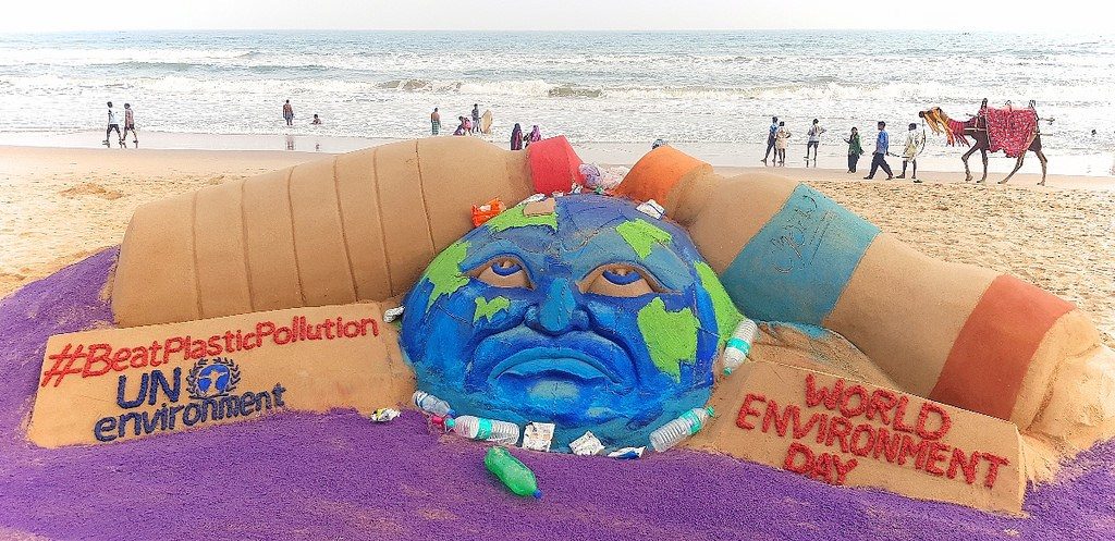 Sand Art - World Environment Day, Daily Bees