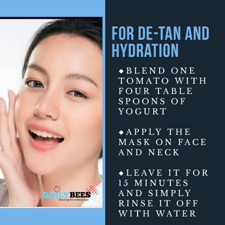 de-tan and hydration - daily bees
