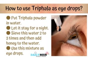 triphala for eyecare - daily bees