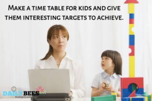 give creative targets to kids - Daily Bees