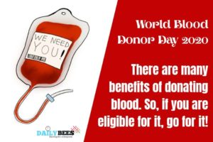 Benefits of Blood Donation - Daily Bees