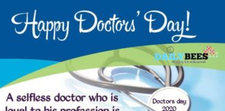 National Doctor's day 2020 - Daily Bess