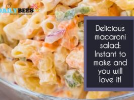 Classic macaroni salad - Daily Bees