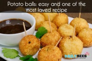 Fried mashed potato balls - Daily Bees