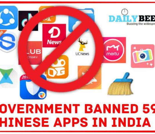 59 Chinese apps banned in India - Daily Bees