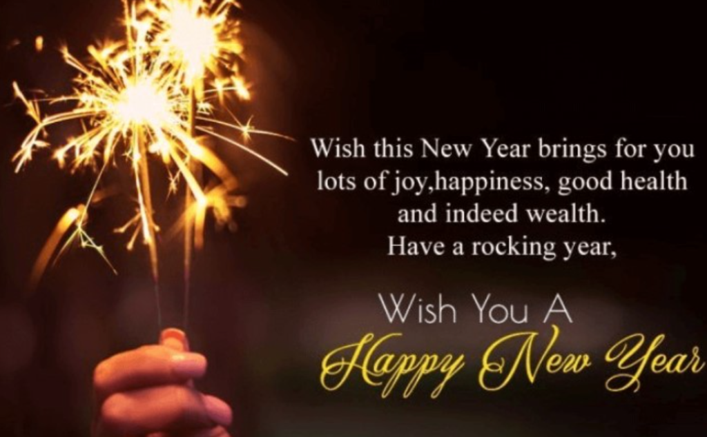 WISHING HAPPY NEW YEAR