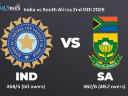 India vs South Africa 2nd ODI 2025