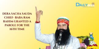 DERA SACHA SAUDA CHIEF- BABA RAM RAHIM GRANTED A PAROLE FOR THE 16TH TIME