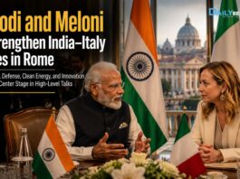 Modi and Meloni Strengthen India - Italy Ties in Rome