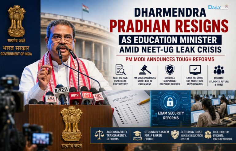 Dharmendra Pradhan Resigns