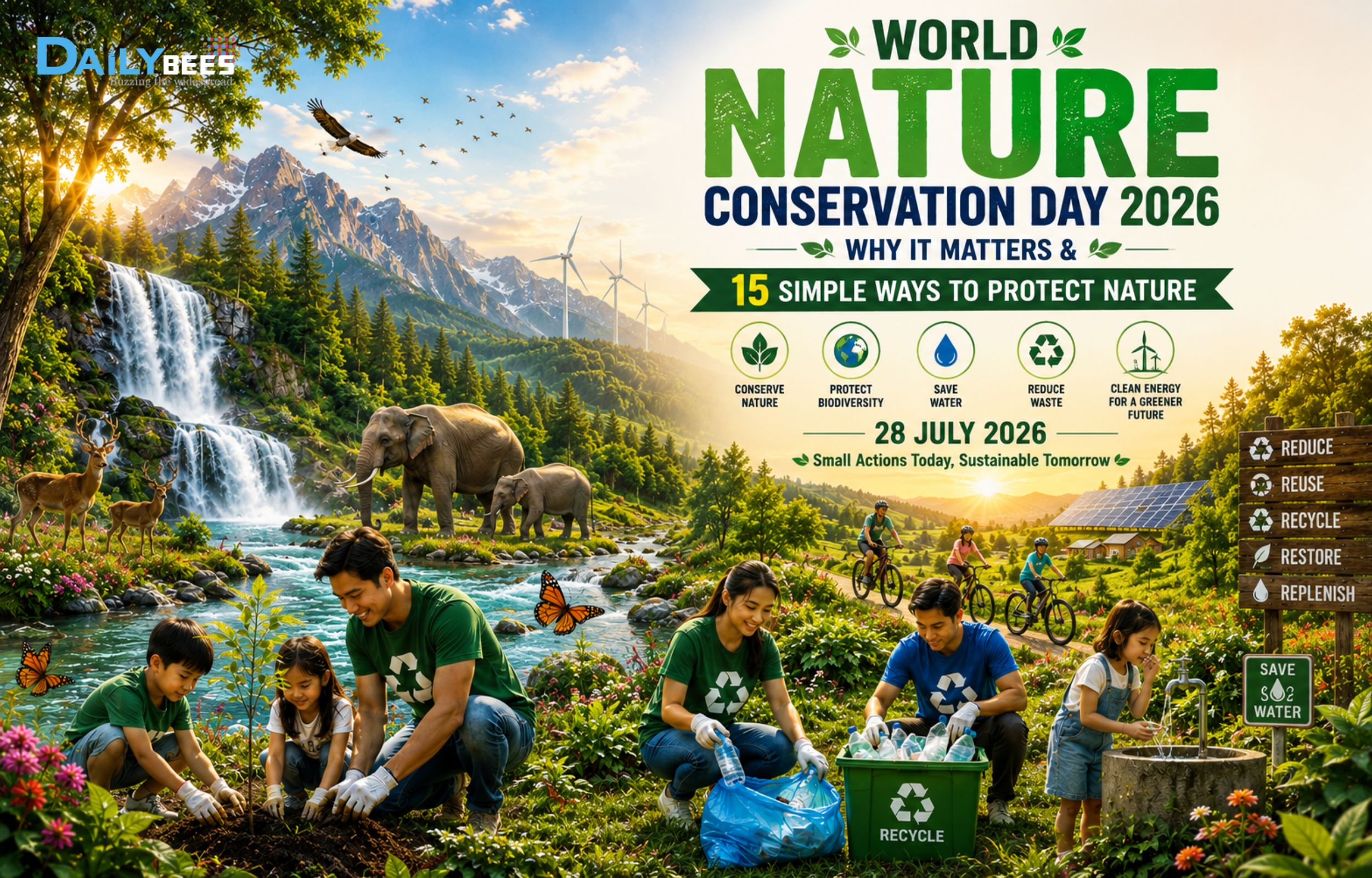 World Nature Conservation Day 2026 Protect Nature Protect Life World Nature Conservation Day 2026 Protect Nature Protect Life