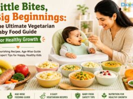 Little Bites, Big Beginnings: The Ultimate Vegetarian Baby Food Guide for Healthy Growth Vegetarian Baby Food