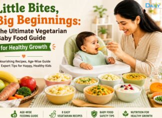 Little Bites, Big Beginnings: The Ultimate Vegetarian Baby Food Guide for Healthy Growth Vegetarian Baby Food