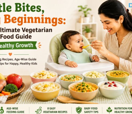 Little Bites, Big Beginnings: The Ultimate Vegetarian Baby Food Guide for Healthy Growth Vegetarian Baby Food