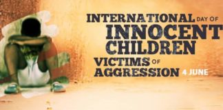 International Day of Innocent Children Victims of Aggression Daily Bees