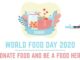 World Food Day - Let's Donate Food - Daily Bees