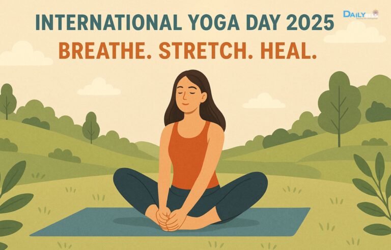 International Yoga Day 2025: Breathe. Stretch. Heal.