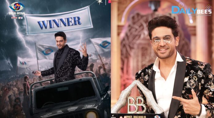 Bigg Boss 19 Winner: Gaurav Khanna lifts the grand trophy Bigg Boss 19 Winner: Gaurav Khanna