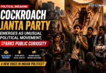 Cockroach Janta Party Emerges as Unusual Political Movement, Sparks Public Curiosity Cockroach Janta Party Emerges as Unusual Political Movement, Sparks Public Curiosity