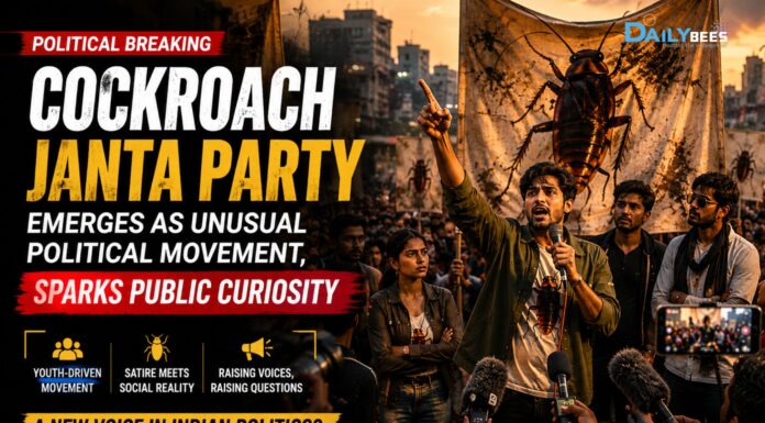 Cockroach Janta Party Emerges as Unusual Political Movement, Sparks Public Curiosity Cockroach Janta Party Emerges as Unusual Political Movement, Sparks Public Curiosity
