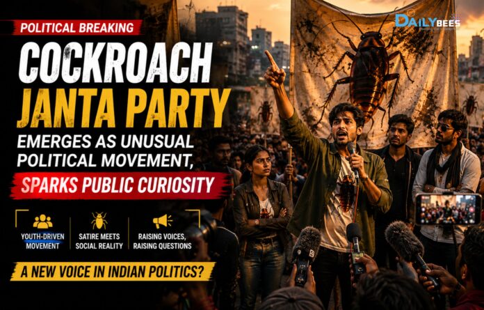 Cockroach Janta Party Emerges as Unusual Political Movement, Sparks Public Curiosity