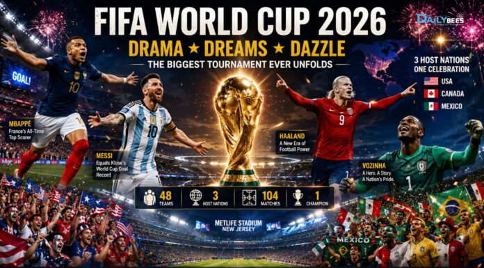 FIFA World Cup 2026: Drama, Dreams & Dazzle – The Biggest Tournament Ever Unfolds FIFA World Cup 2026