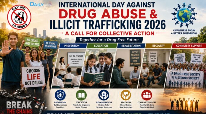 International Day Against Drug Abuse and Illicit Trafficking 2026: A Call for Collective Action International Day Against Drug Abuse 2026