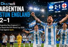 Messi’s Magic Strikes Again! Argentina Stun England 2-1 to Set up FIFA World Cup Final Against Spain Argentina Stun England 2–1