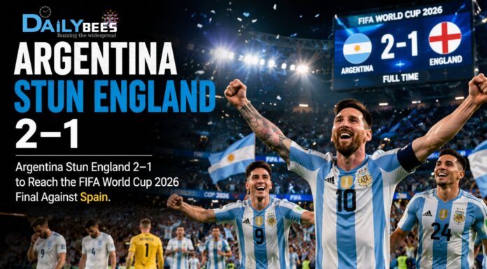 Messi’s Magic Strikes Again! Argentina Stun England 2-1 to Set up FIFA World Cup Final Against Spain Argentina Stun England 2–1
