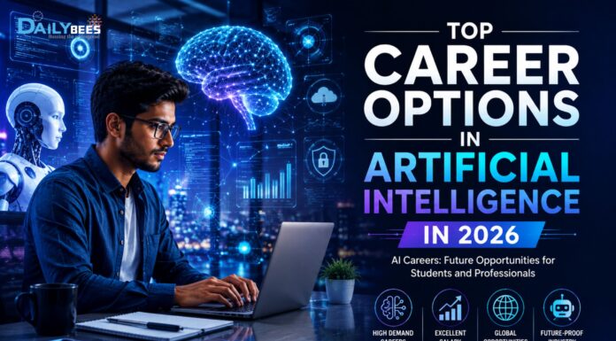 Top Career Options in Artificial Intelligence in 2026 Artificial Intelligence is transforming the future of work!