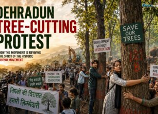 Dehradun Tree-Cutting Row Sparks Massive Protest, Reviving the Spirit of Chipko Movement Dehradun Tree-Cutting Protest Revives Chipko Movement