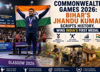Commonwealth Games 2026: Bihar’s Jhandu Kumar Scripts History, Wins India’s First Medal with Inspirational Bronze in Glasgow Jhandu Kumar Wins India's First Medal at Commonwealth Games 2026