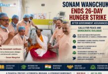 Sonam Wangchuk Ends 26-Day Hunger Strike After Government Assurances – Calls for Peace and Democratic Dialogue Sonam Wangchuk Ends 26-Day Hunger Strike After Government Assurances