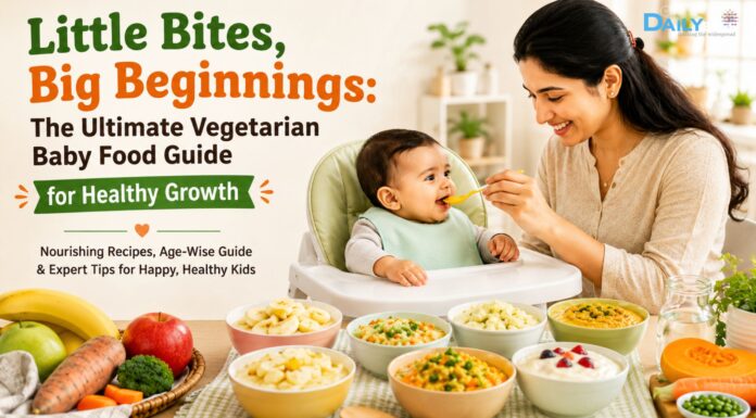 Little Bites, Big Beginnings: The Ultimate Vegetarian Baby Food Guide for Healthy Growth Vegetarian Baby Food