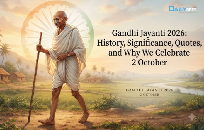 Gandhi Jayanti 2026 Gandhi Jayanti 2026: History, Significance & Quotes
